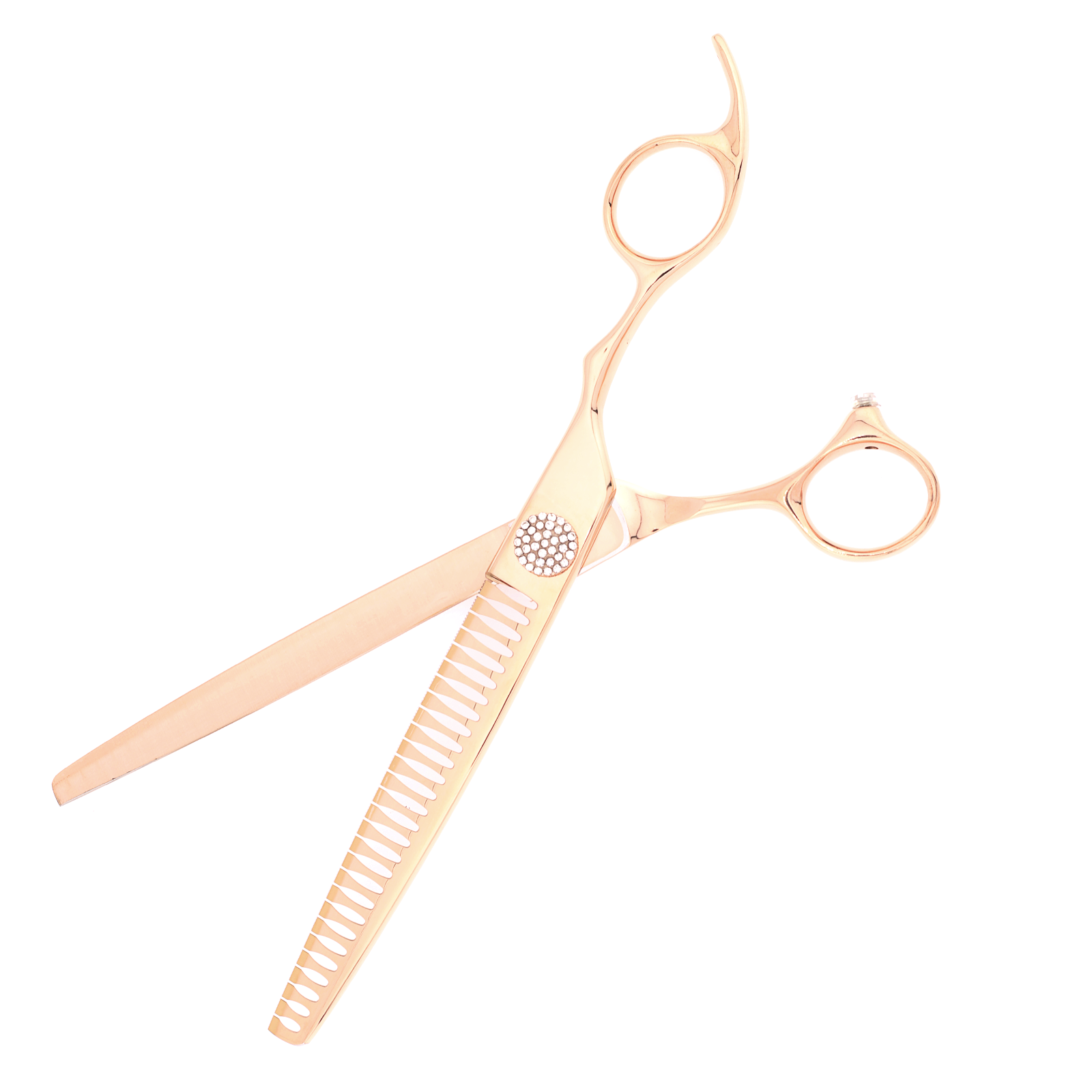 Titan Shears - Chunker Rose Gold 440C Convex RH OFF 7.5" image 2
